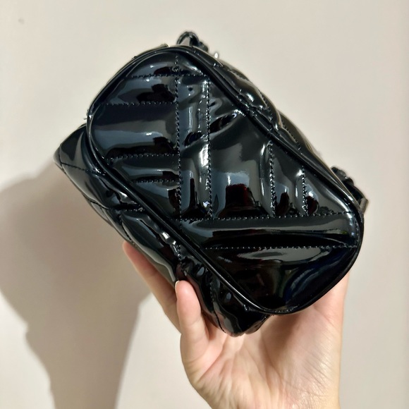 NWT Michael Kors ABBEY XS MINI Backpack Black Silver - Picture 12 of 13